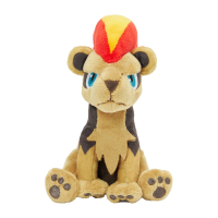 Officiële Pokemon center Pokemon fit knuffel Pyroar Female 19cm (lang)